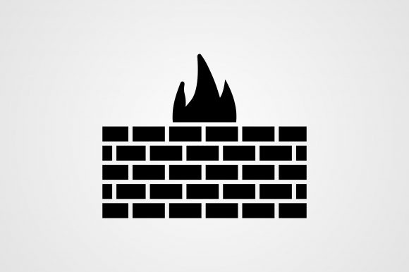 Download Firewall Glyph Icon - Icon Collection