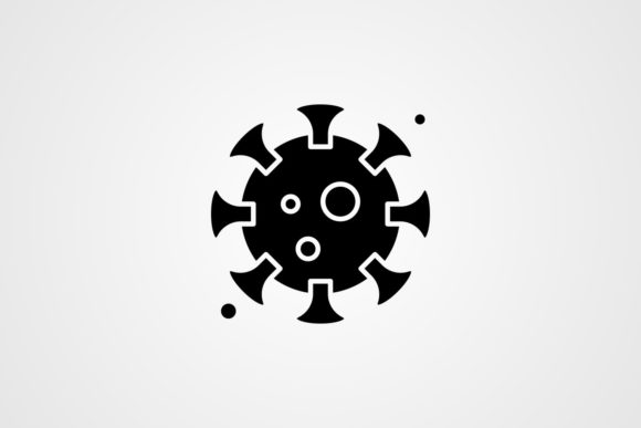 Download Vector Coronavirus Glyph Icon - Icon Collection