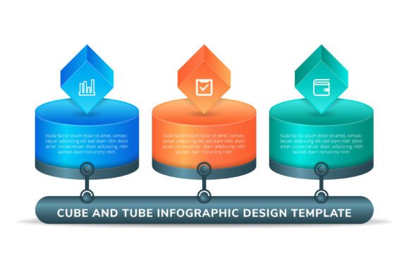 Download Cube Tube Infographic 3d - Graphic Collection