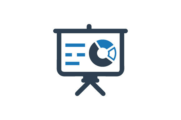 Download Presenting Business Statistic Icon - Icon Collection