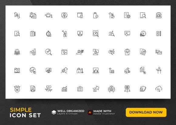 Download Assessment and Analytics Icon Set - Icon Collection