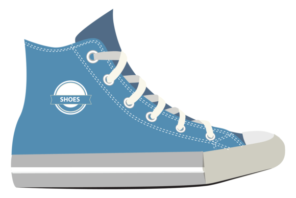 Download Blue Sport Shoe Color Icon. Casual Sneak - Icon Collection
