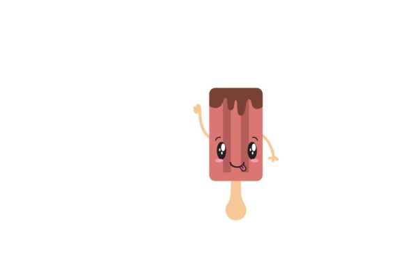 Download Kawaii Choco Lava Ice Stick Icon - Premium Resources