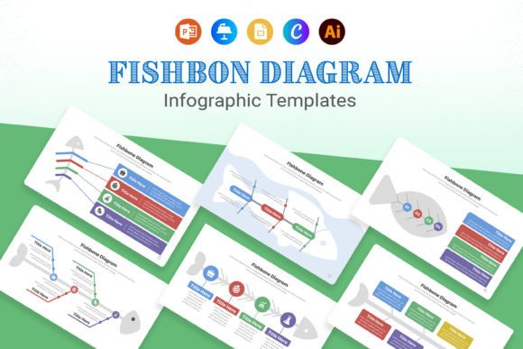Download Fishbone Diagram Infographic Templates - Graphic Collection