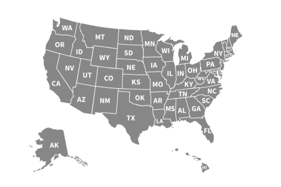 Download Usa Map. Infographic Us Map with States - Graphic Collection