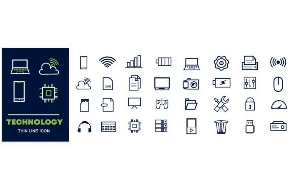 Download Technology Data Analytics Icon Set - Icon Collection