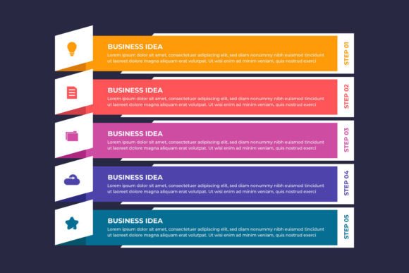Download Flat Business Infographic Template - Graphic Collection
