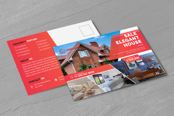 Download Real Estate Marketing Postcard Template - Real Collection