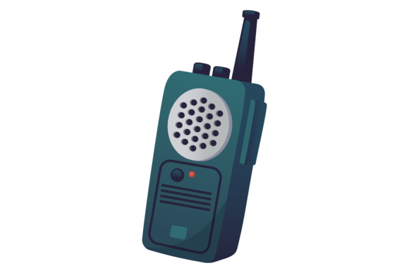 Download Walkie Talkie Cartoon Icon. Wireless Tra - Icon Collection