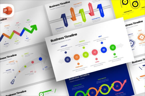 Download Business Timeline Infographic Template - Graphic Collection
