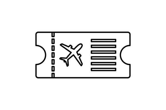 Download Airfare Holiday Icon Outline - Icon Collection