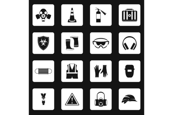 Download Individual Protection Icons Set , Simple - Icon Collection