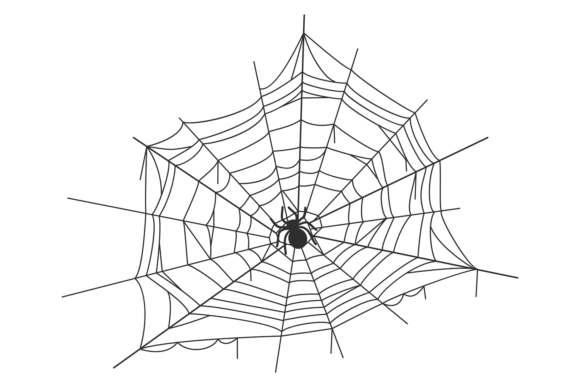 Download Spiderweb Icon. Round Net. Halloween Dec - Icon Collection