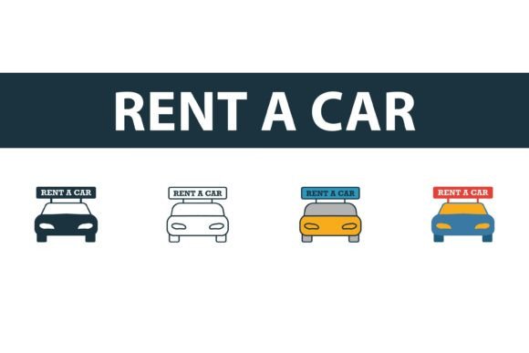 Download Rent a Car Icon Set - Icon Collection